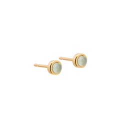 Chloe gemstone studs (Aqua)