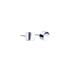 Asymmetrical studs Kubik (Silver)