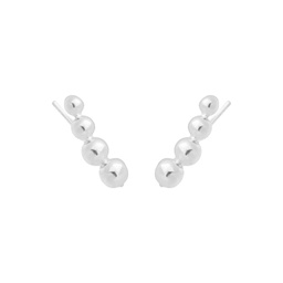 Eclipse ear climbers  (Silver)