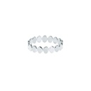 Kubik silver thin ring  (11)