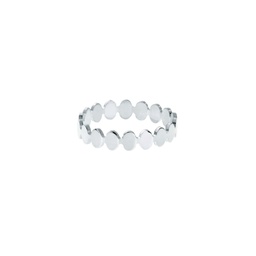 Kubik silver thin ring  (11)