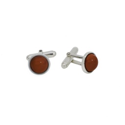 Chloe gemstone cufflinks  (Coral)