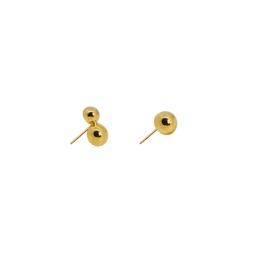 Eclipse studs  (Silver plated with gold plating)