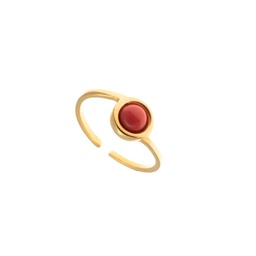 Anillo pequeño Chloe (Coral)