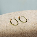 Enamel María hoops