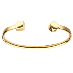 Pulsera Kubik latón oro